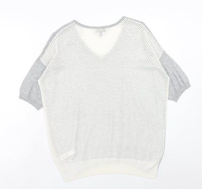 Womens UK Size 10 Topshop Grey Pullover Jumper