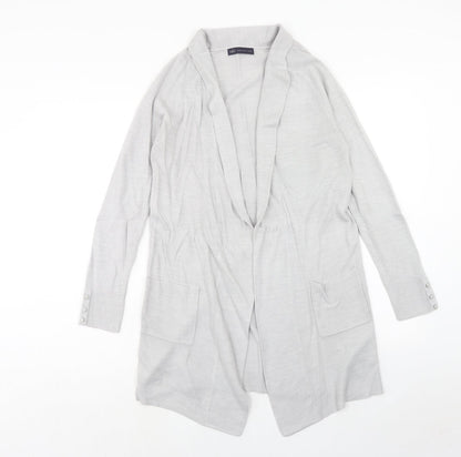 Womens UK Size 10 Marks and Spencer Grey Cardigan Jumper