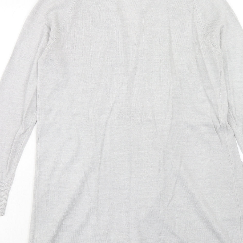 Womens UK Size 10 Marks and Spencer Grey Cardigan Jumper