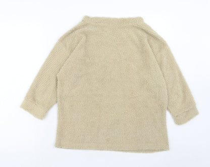 Simply Be Womens Beige Polyester Pullover Sweatshirt Size 14 Pullover
