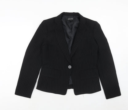 Womens UK Size 14 Episode Regular Black Suit Jacket