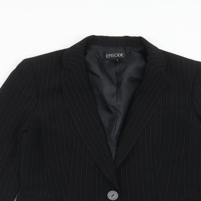 Womens UK Size 14 Episode Regular Black Suit Jacket
