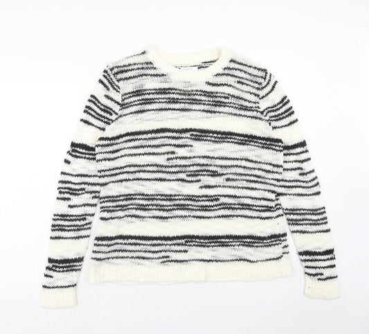 Womens UK Size L PAPAYA White Pullover Jumper