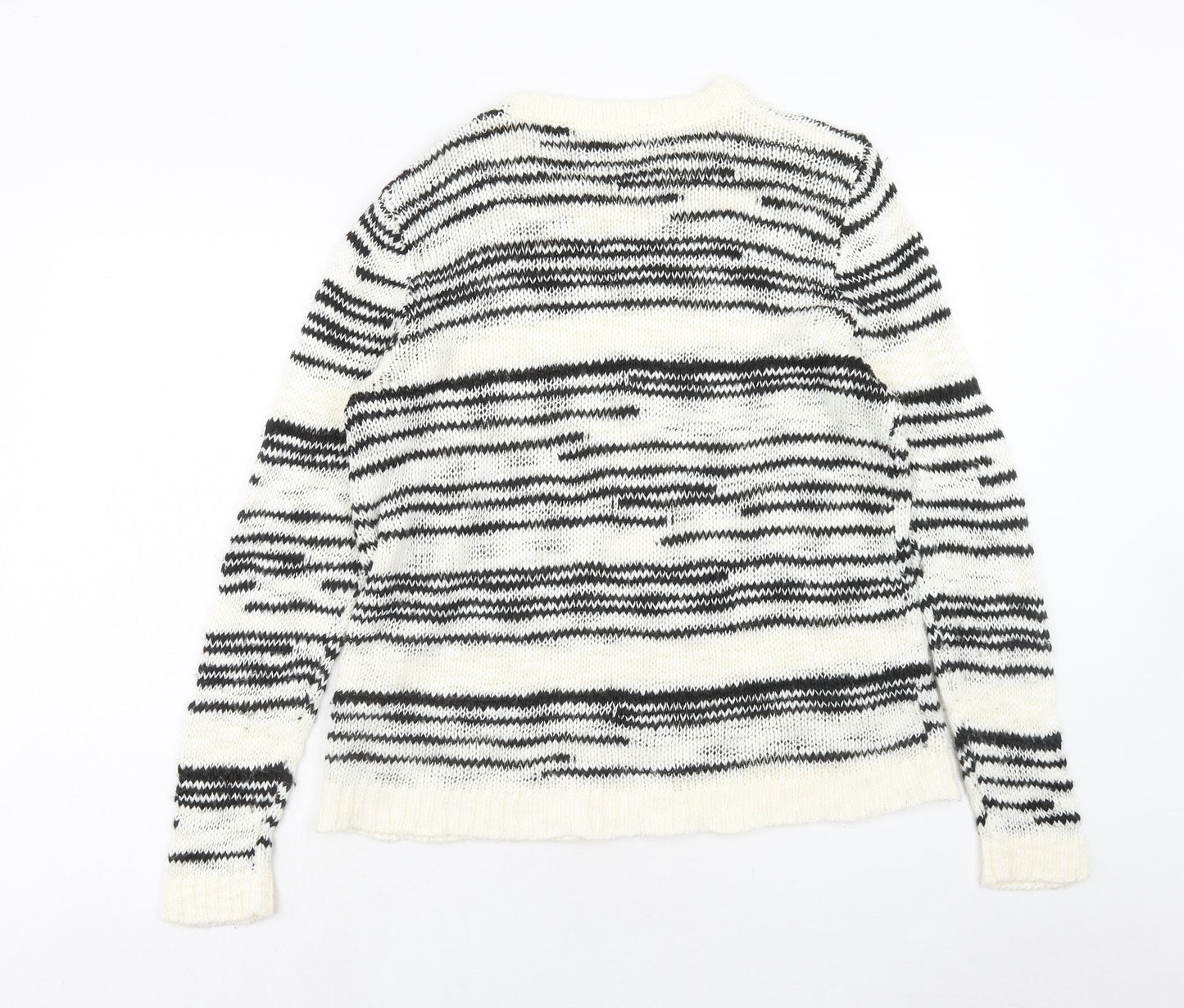 Womens UK Size L PAPAYA White Pullover Jumper