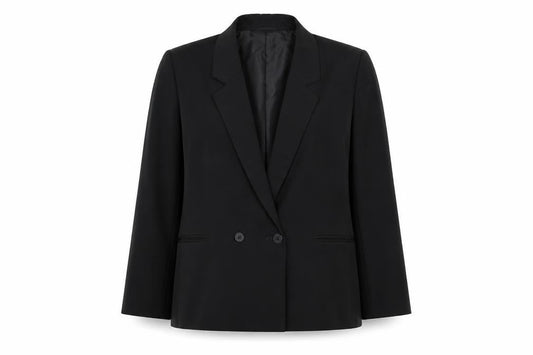 St.Michael Womens Black Polyester Jacket Suit Jacket Size 16