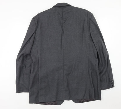 Mens UK Size 44 Label Regular Grey Suit Jacket