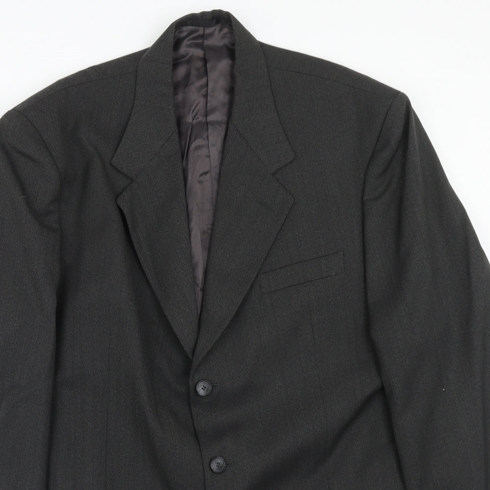 Mens UK Size 44 James Barry Regular Grey Suit Jacket