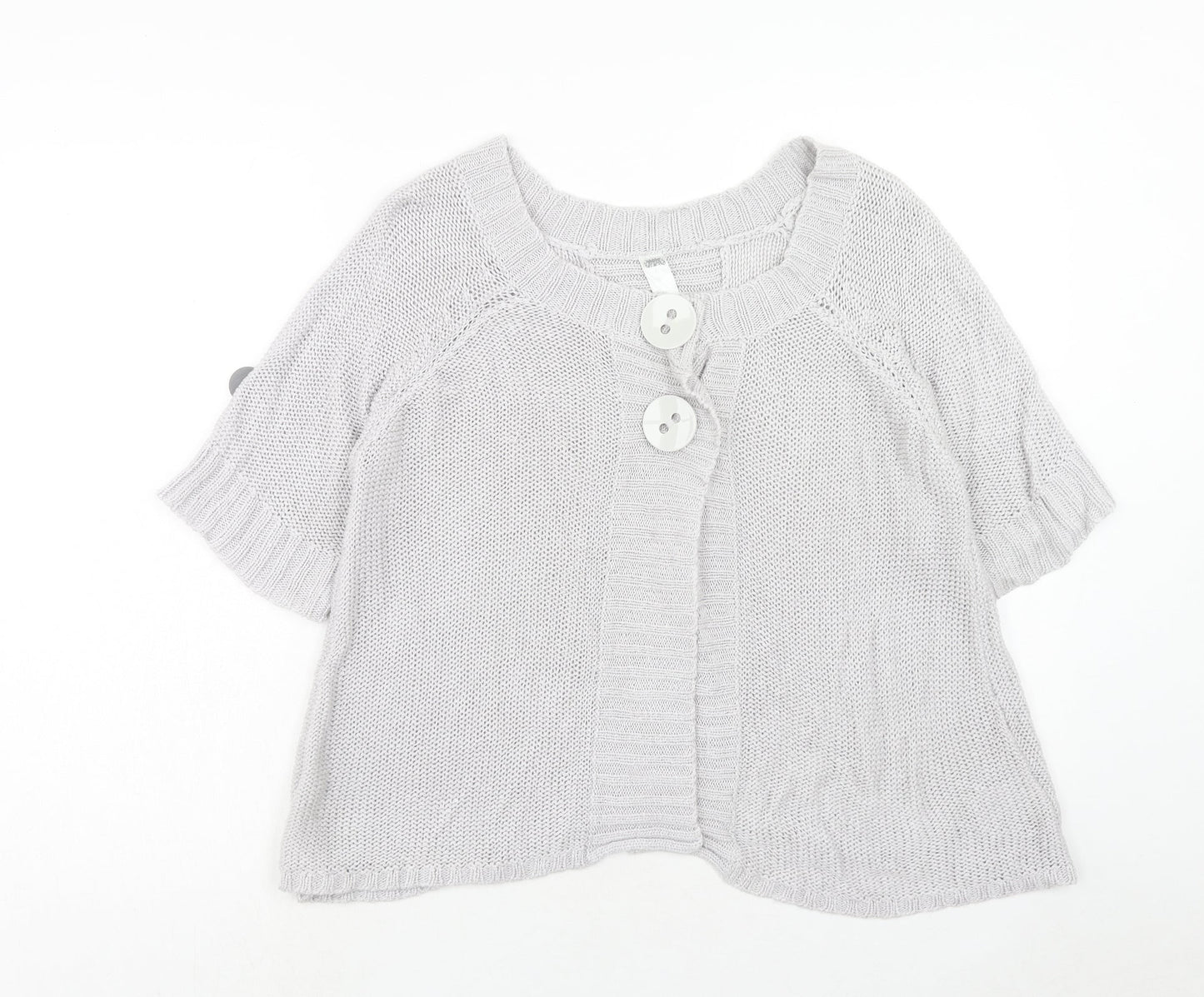 Womens UK Size 20 Evie Grey Cardigan Jumper