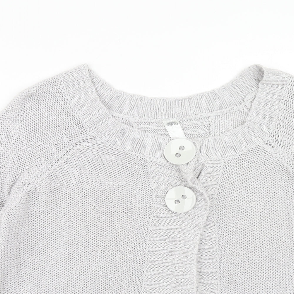 Womens UK Size 20 Evie Grey Cardigan Jumper
