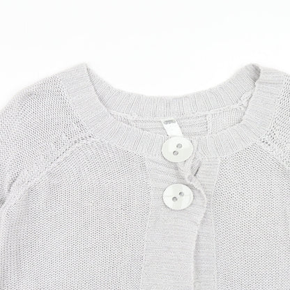 Womens UK Size 20 Evie Grey Cardigan Jumper