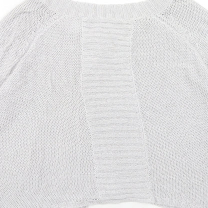 Womens UK Size 20 Evie Grey Cardigan Jumper