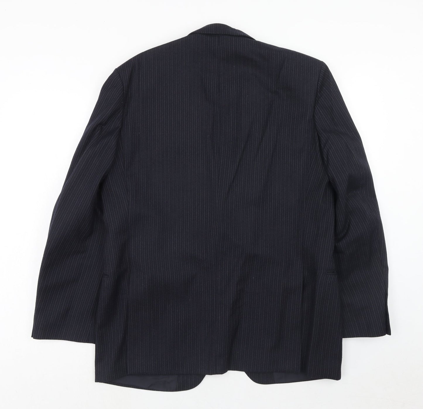 Mens UK Size 42 st Michael Regular Blue Suit Jacket