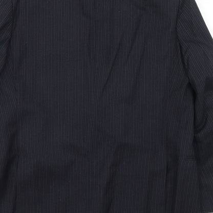 Mens UK Size 42 st Michael Regular Blue Suit Jacket