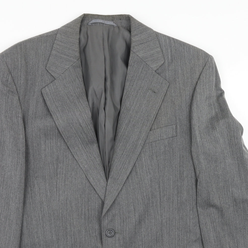 Mens UK Size 40 SCOTT Regular Grey Suit Jacket