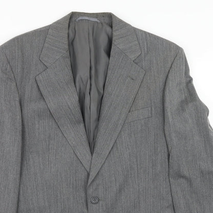 Mens UK Size 40 SCOTT Regular Grey Suit Jacket