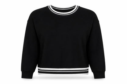 Primark Womens Black Polyester Pullover Sweatshirt Size 4 Pullover - Size 4-6