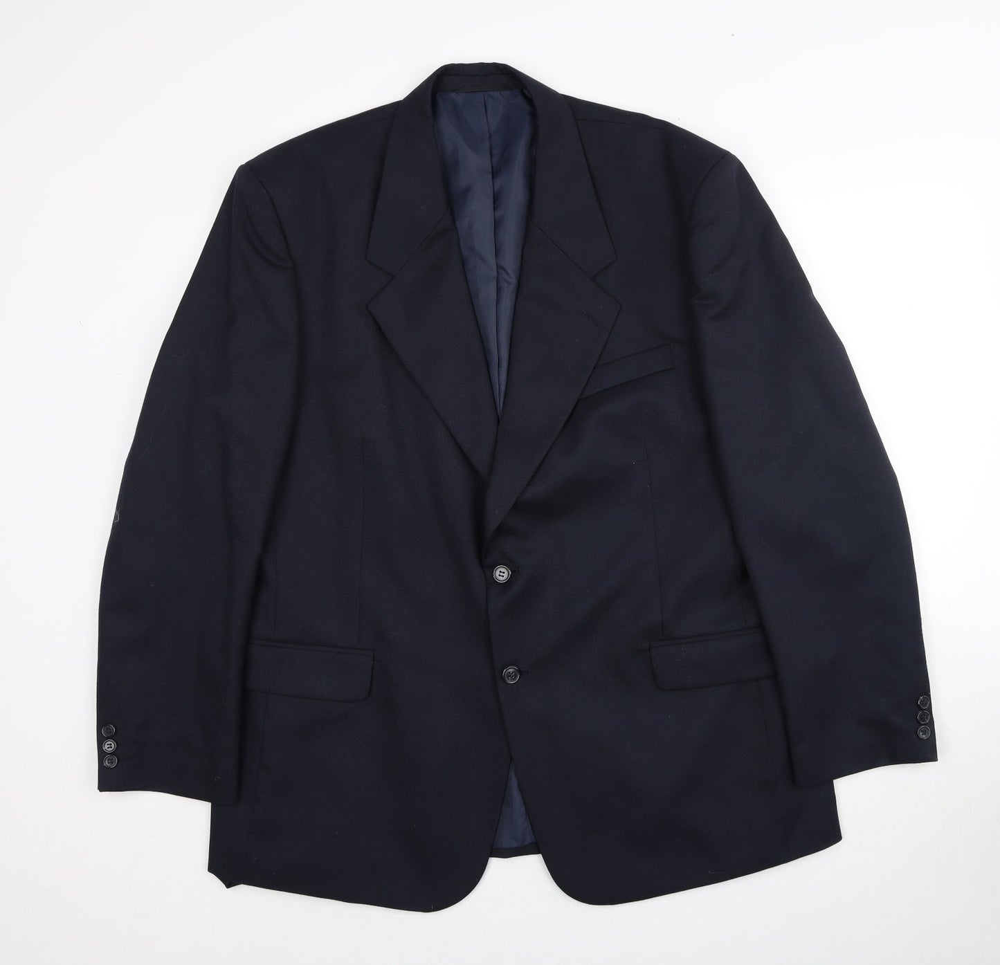 Mens UK Size 42 Preworn Regular Blue Suit Jacket