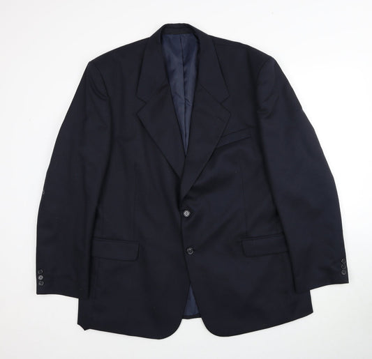 Mens UK Size 42 Preworn Regular Blue Suit Jacket