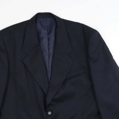 Mens UK Size 42 Preworn Regular Blue Suit Jacket