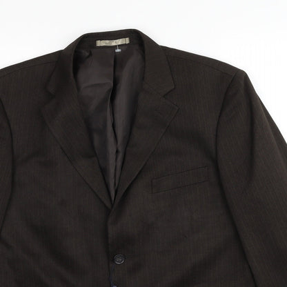 Mens UK Size 40 Taylor & Wright Regular Brown Suit Jacket