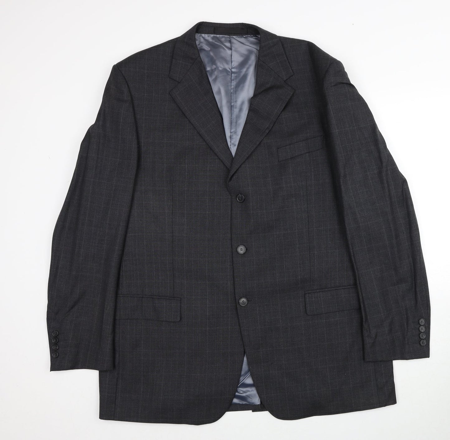 Mens UK Size L Marks and Spencer Regular Grey Suit Jacket