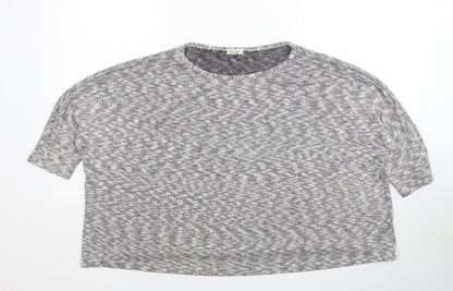 River Island Womens Grey Round Neck Polyester Pullover Jumper Size 12