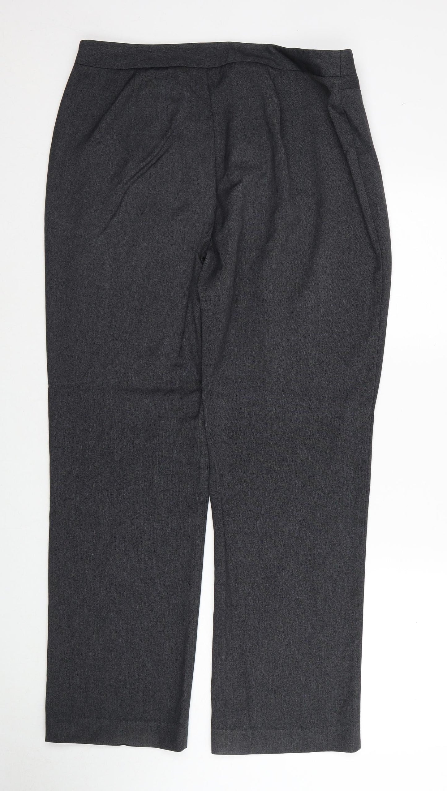 Womens UK Size 14 Papaya Regular Fit  Grey Trousers
