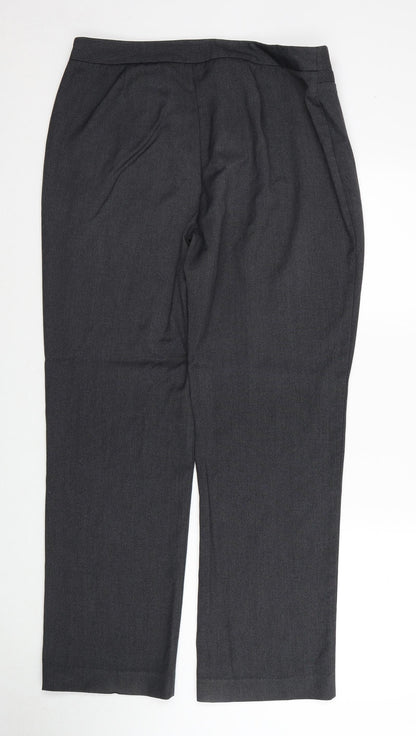 Womens UK Size 14 Papaya Regular Fit  Grey Trousers