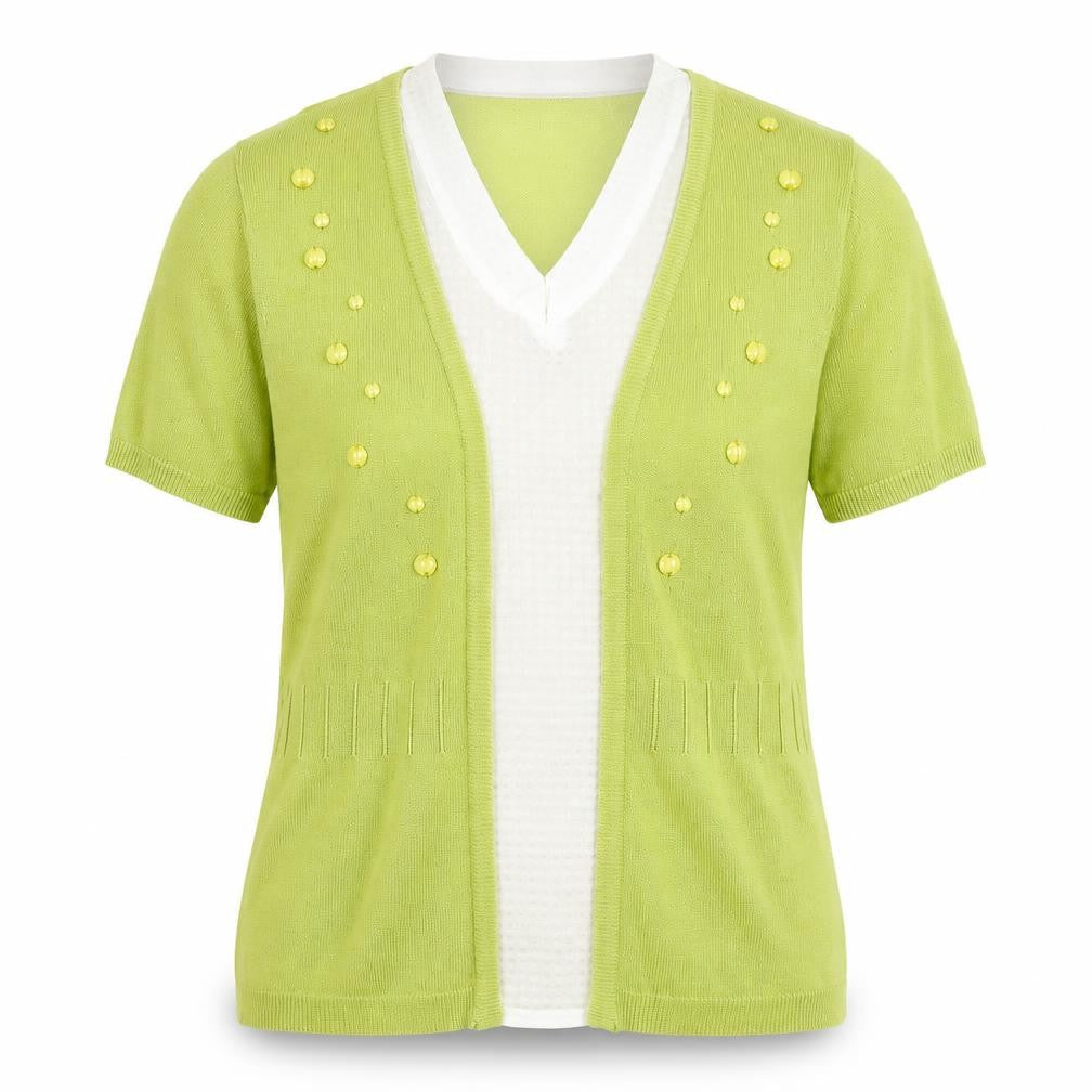 Womens UK Size 10 Per Una Green Pullover Jumper