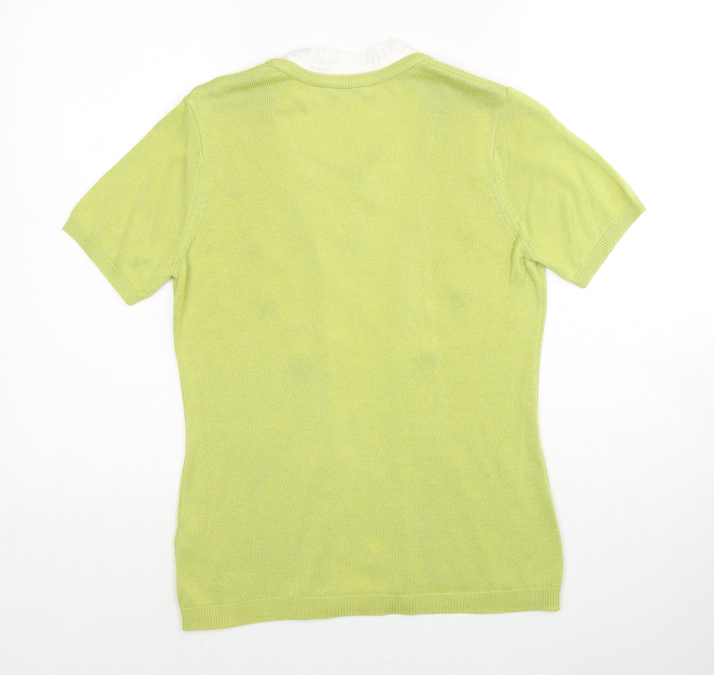 Womens UK Size 10 Per Una Green Pullover Jumper