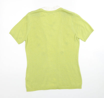 Womens UK Size 10 Per Una Green Pullover Jumper