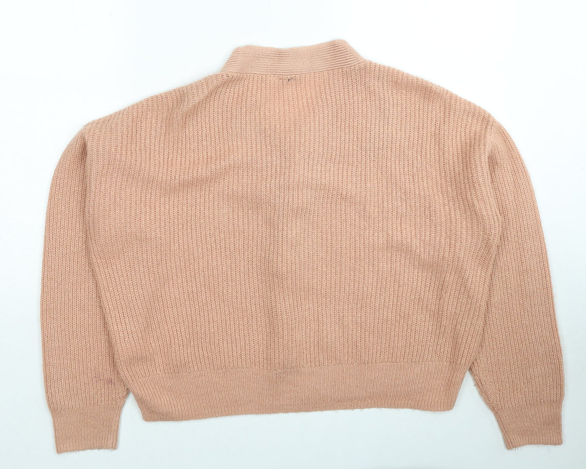 Womens UK Size S H&M Orange Pullover Jumper