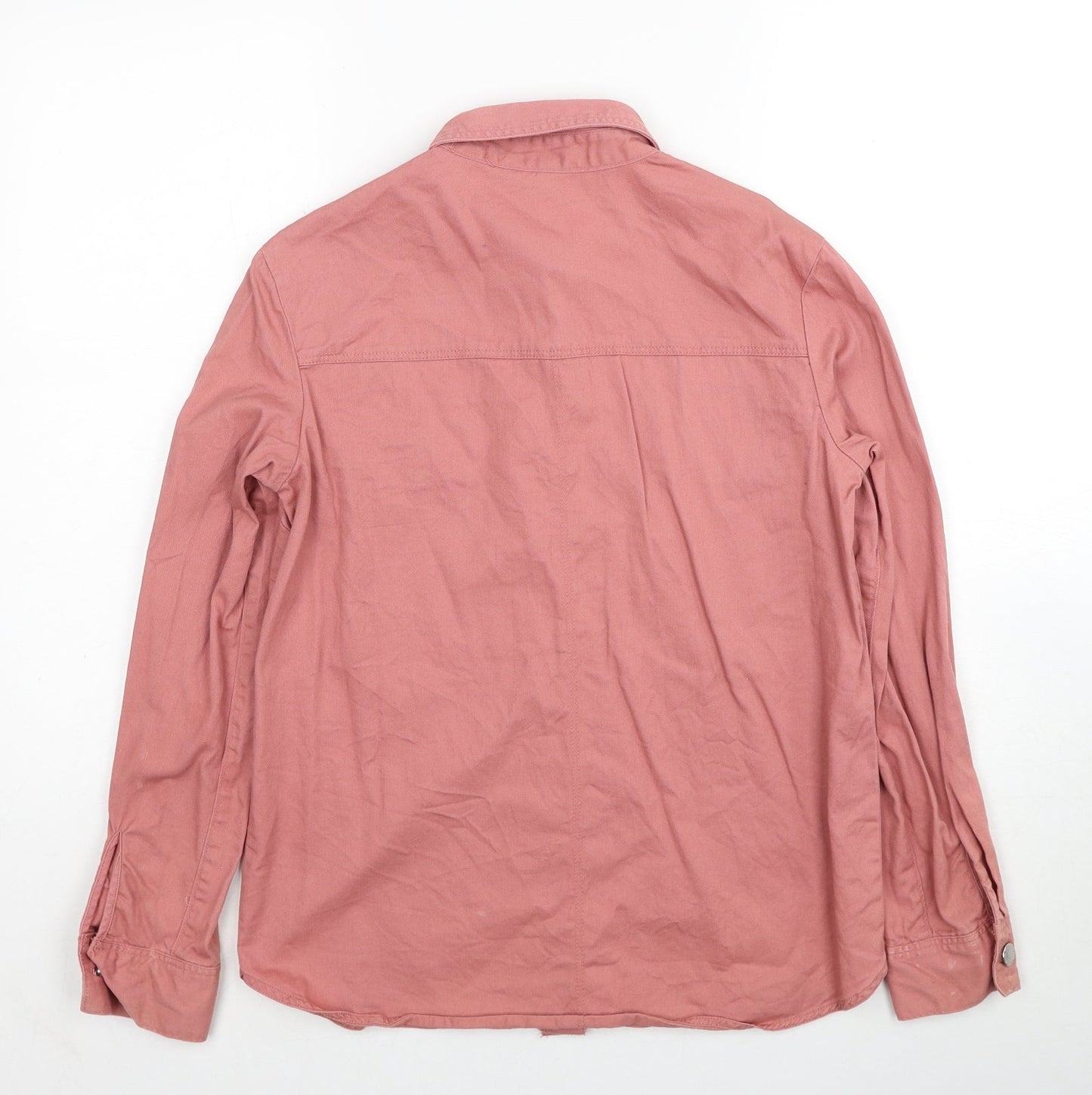 Womens UK Size XS H&M Pink Basic Blouse