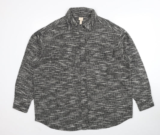 Womens UK Size L H&M Black Jacket