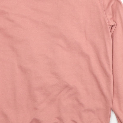 Missguided Womens Pink Polyester Pullover Sweatshirt Size 8