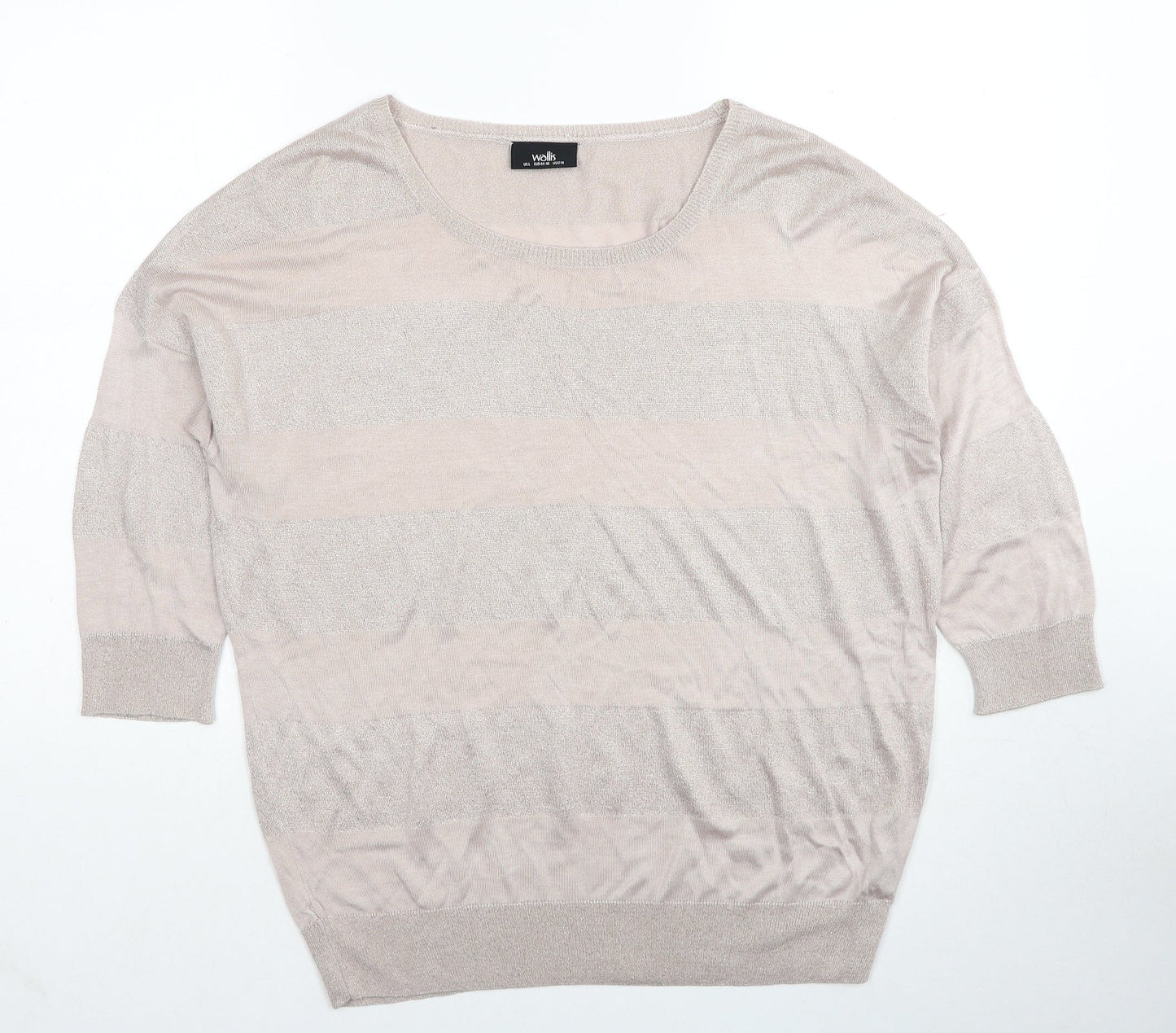 Womens UK Size L Wallis Pink Pullover Jumper