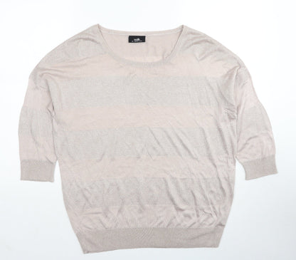 Womens UK Size L Wallis Pink Pullover Jumper