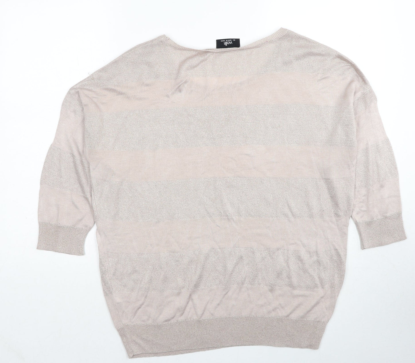 Womens UK Size L Wallis Pink Pullover Jumper