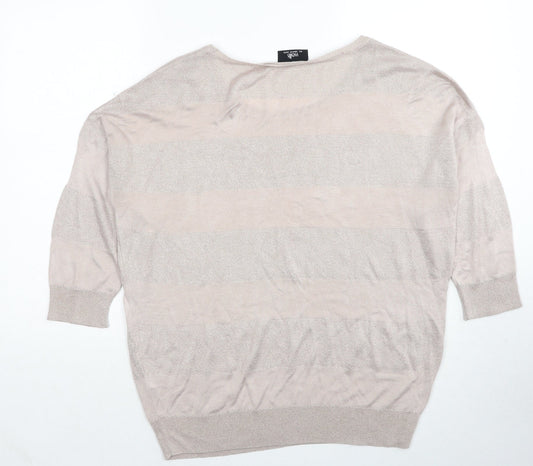 Womens UK Size L Wallis Pink Pullover Jumper