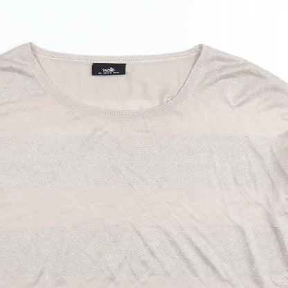 Womens UK Size L Wallis Pink Pullover Jumper