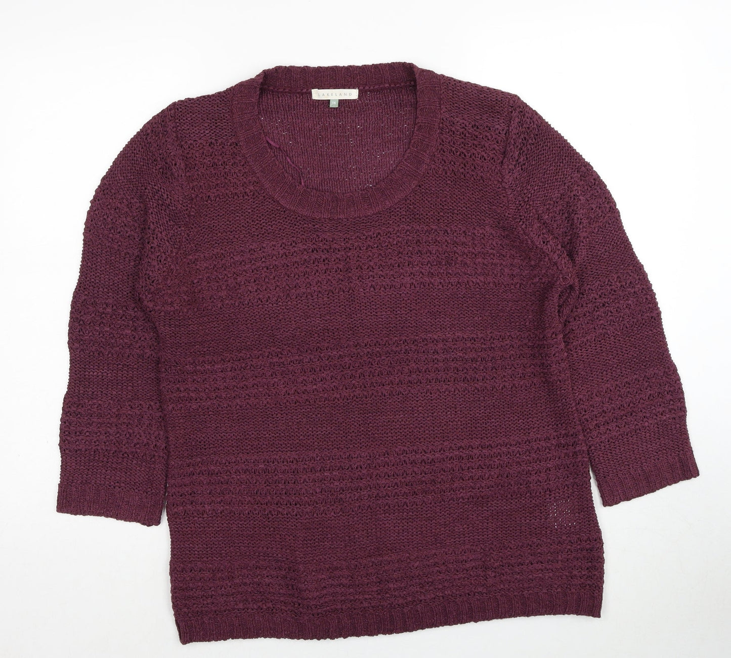 Womens UK Size 16 Lakeland Purple Pullover Jumper