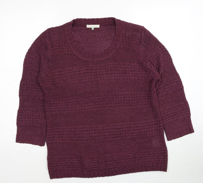 Womens UK Size 16 Lakeland Purple Pullover Jumper