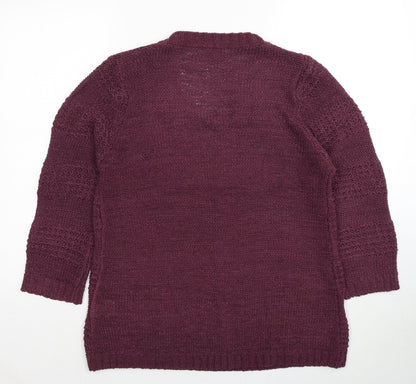 Womens UK Size 16 Lakeland Purple Pullover Jumper