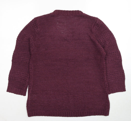 Womens UK Size 16 Lakeland Purple Pullover Jumper