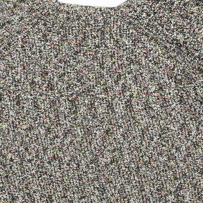 Autograph Womens Multicoloured Round Neck Cotton Pullover Jumper Size 12