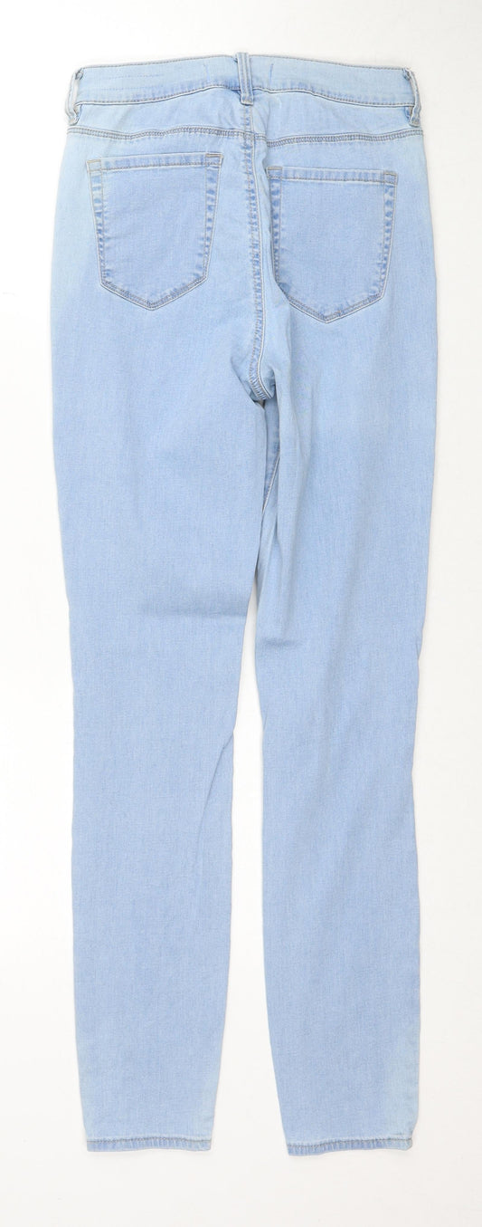 Womens UK Size 25 in PacSun Regular Fit Straight Blue Jeans