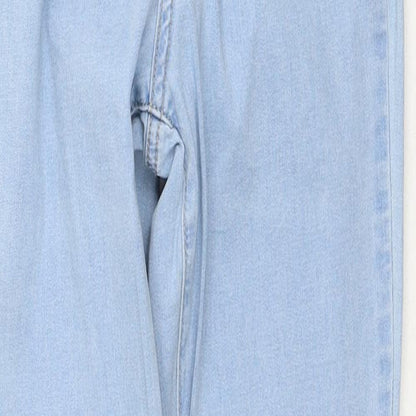 Womens UK Size 25 in PacSun Regular Fit Straight Blue Jeans