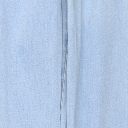 Womens UK Size 25 in PacSun Regular Fit Straight Blue Jeans