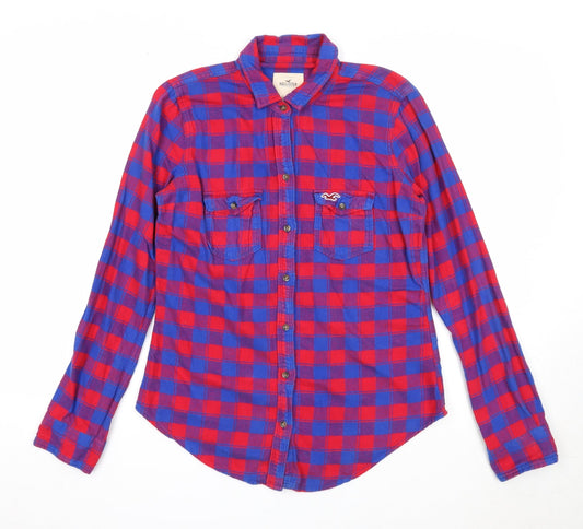 Mens UK Size S Hollister Multicoloured  Button-Up Long Sleeve Casual Shirt