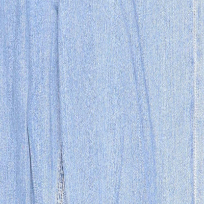 ASOS Mens Blue Cotton Straight Jeans Size 32 in L36 in Regular Zip